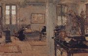 Edouard Vuillard In a room oil on canvas